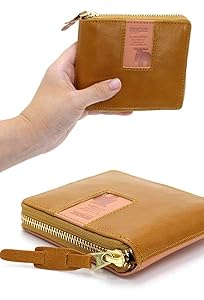 Amazon.co.jp: moz(モズ) 財布 二つ折り財布 レザー ラウンド